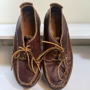 Chippewa 30104 Y2K Moc Toe Oxford Shoes Men's 9D USA Made Vibram Sole